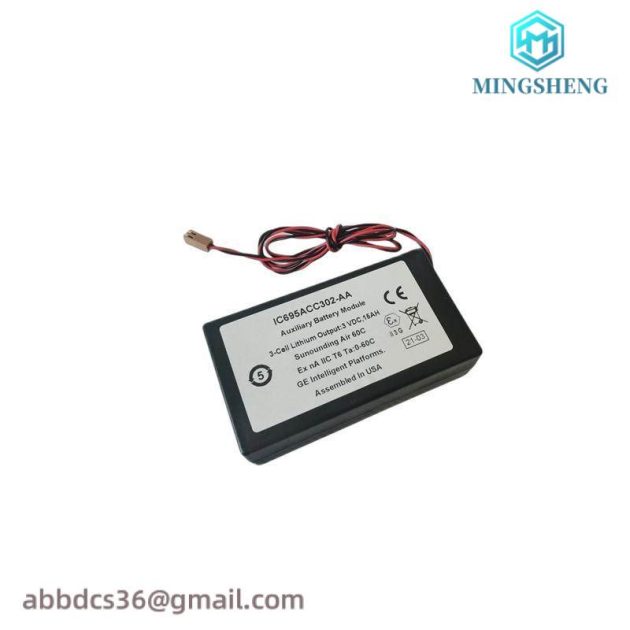 GE ACC302 Battery Module, 24VDC, 1.3Ah, for PLC Systems