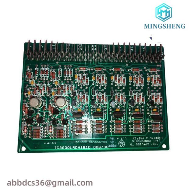 GE IS230SRTDH2A - Mark VI Board for Industrial Automation Control Systems