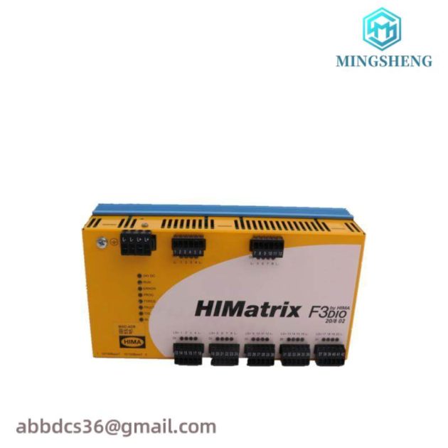 HIMA F3DIO20/802: 8-Channel Digital Input Module for Industrial Automation