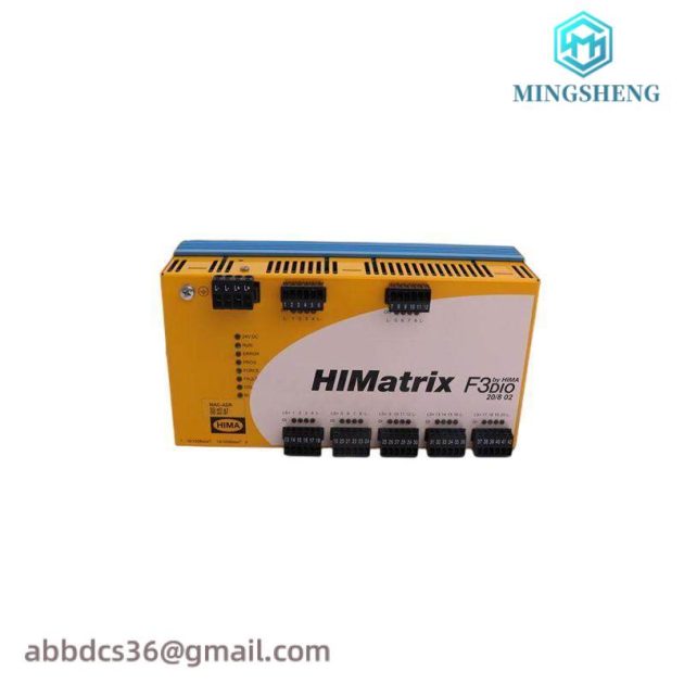 HIMA F3DIO20/802: 8-Channel Digital Input Module for Industrial Automation