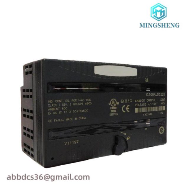 GE Fanuc IC200ALG322: Precision Analog I/O Module for Versatile Control Applications