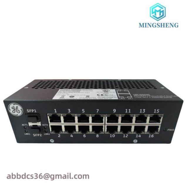 GE IS420ESWBH1A: Industrial Ethernet Switch for Reliable Process Control