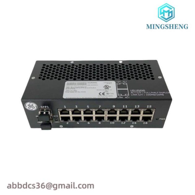 GE IS420ESWBH2A Industrial Ethernet / IONet Switch for Advanced Control Systems