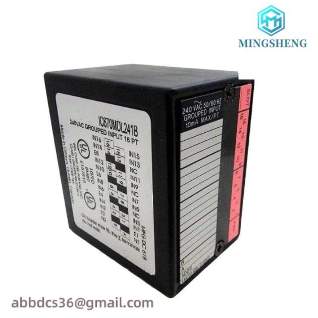 GE IC670MDL241 - 240VAC Input Module: Industrial Automation Excellence