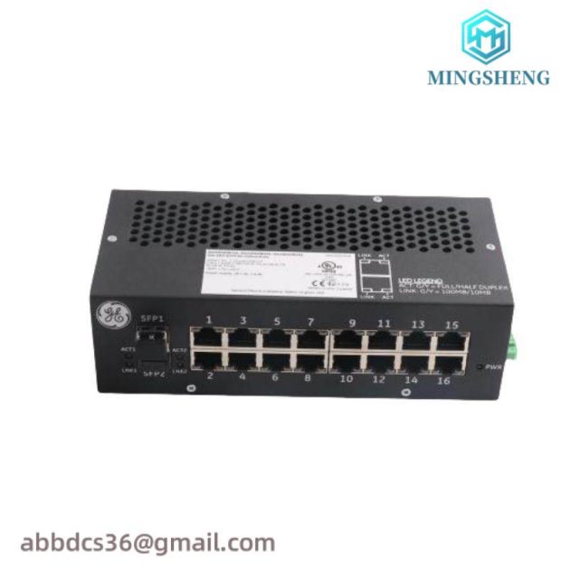 GE IS420ESWAH1A Mark VIe Industrial Ethernet Network Switch